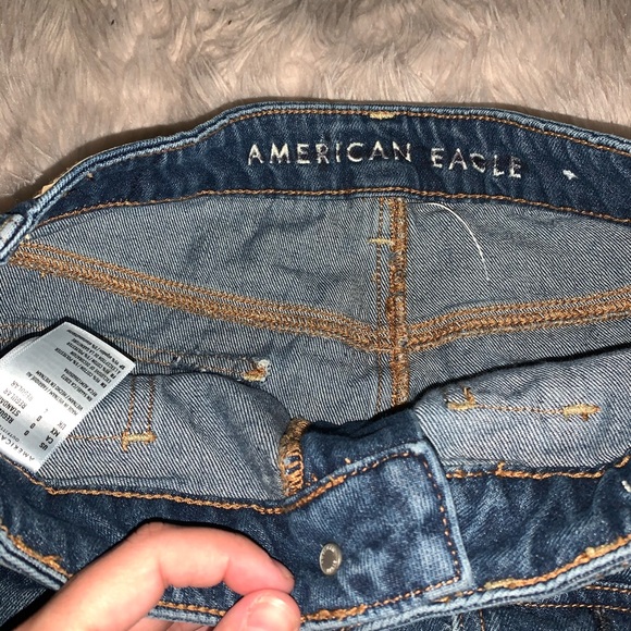 American Eagle jean skirt with pockets - Picture 5 of 8